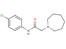 2-(1-azepanyl)-N-(4-chlorophenyl)acetamide