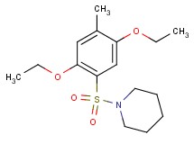 1-[(2,5-diethoxy-4-methylphenyl)sulfonyl]piperidine