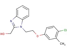 {1-[2-(4-chloro-3-methylphenoxy)ethyl]-1H-benzimidazol-2-yl}methanol