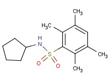 N-cyclopentyl-2,3,5,6-tetramethylbenzenesulfonamide