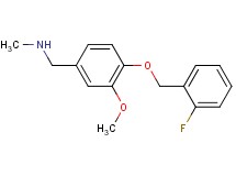 {4-[(2-fluorobenzyl)oxy]-3-methoxybenzyl}methylamine hydrochloride