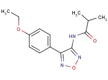 N-[4-(4-ethoxyphenyl)-1,2,5-oxadiazol-3-yl]-2-methylpropanamide