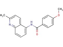 4-methoxy-N-(2-methylquinolin-5-yl)benzamide