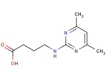 4-[(4,6-dimethylpyrimidin-2-yl)amino]butanoic acid