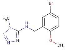 N-(5-bromo-2-methoxybenzyl)-1-methyl-1H-tetrazol-5-amine