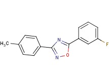 5-(3-fluorophenyl)-3-(4-methylphenyl)-1,2,4-oxadiazole