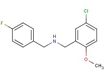 (5-chloro-2-methoxybenzyl)(4-fluorobenzyl)amine hydrochloride