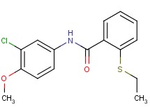 N-(3-chloro-4-methoxyphenyl)-2-(ethylthio)benzamide