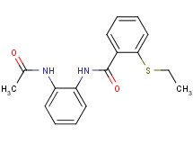 N-[2-(acetylamino)phenyl]-2-(ethylthio)benzamide