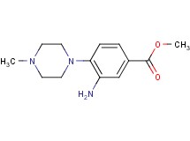 methyl 3-amino-4-(4-methylpiperazin-1-yl)benzoate