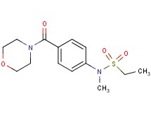 N-methyl-N-[4-(morpholin-4-ylcarbonyl)phenyl]ethanesulfonamide