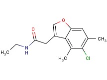 2-(5-chloro-4,6-dimethyl-1-benzofuran-3-yl)-N-ethylacetamide