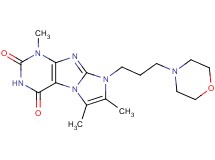 1,6,7-trimethyl-8-(3-morpholin-4-ylpropyl)-1H-imidazo[2,1-f]purine-2,4(3H,8H)-dione