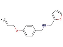 [4-(allyloxy)benzyl](2-furylmethyl)amine hydrochloride