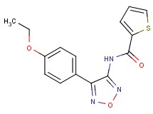 N-[4-(4-ethoxyphenyl)-1,2,5-oxadiazol-3-yl]thiophene-2-carboxamide