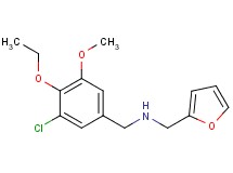 (3-chloro-4-ethoxy-5-methoxybenzyl)(2-furylmethyl)amine hydrochloride