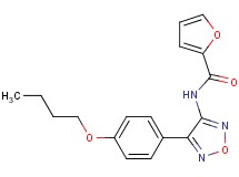 N-[4-(4-butoxyphenyl)-1,2,5-oxadiazol-3-yl]-2-furamide