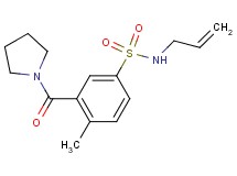 N-allyl-4-methyl-3-(pyrrolidin-1-ylcarbonyl)benzenesulfonamide