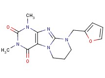 9-(2-furylmethyl)-1,3-dimethyl-6,7,8,9-tetrahydropyrimido[2,1-f]purine-2,4(1H,3H)-dione