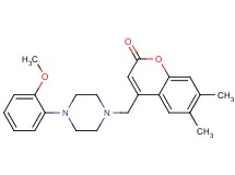 4-{[4-(2-methoxyphenyl)piperazin-1-yl]methyl}-6,7-dimethyl-2H-chromen-2-one