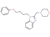 2-(morpholin-4-ylmethyl)-1-(4-phenoxybutyl)-1H-benzimidazole