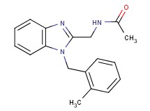 N-{[1-(2-methylbenzyl)-1H-benzimidazol-2-yl]methyl}acetamide