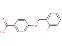 4-[(2-fluorobenzyl)oxy]benzoic acid