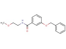3-(benzyloxy)-N-(2-methoxyethyl)benzamide