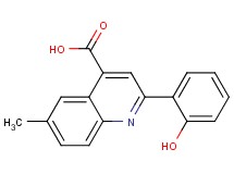 2-(2-hydroxyphenyl)-6-methylquinoline-4-carboxylic acid