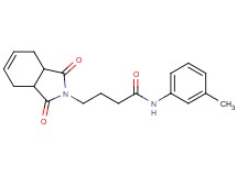 4-(1,3-dioxo-1,3,3a,4,7,7a-hexahydro-2H-isoindol-2-yl)-N-(3-methylphenyl)butanamide