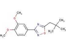 3-(3,4-dimethoxyphenyl)-5-(2,2-dimethylpropyl)-1,2,4-oxadiazole