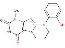 9-(2-hydroxyphenyl)-1-methyl-6,7,8,9-tetrahydropyrimido[2,1-f]purine-2,4(1H,3H)-dione