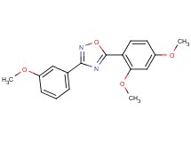 5-(2,4-dimethoxyphenyl)-3-(3-methoxyphenyl)-1,2,4-oxadiazole