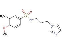 N-[3-(1H-imidazol-1-yl)propyl]-4-methoxy-3-methylbenzenesulfonamide
