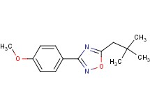 5-(2,2-dimethylpropyl)-3-(4-methoxyphenyl)-1,2,4-oxadiazole