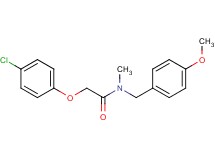 2-(4-chlorophenoxy)-N-(4-methoxybenzyl)-N-methylacetamide