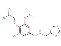 2-(2-chloro-6-methoxy-4-{[(tetrahydro-2-furanylmethyl)amino]methyl}phenoxy)acetamide hydrochloride