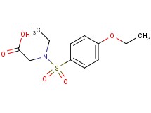 N-[(4-ethoxyphenyl)sulfonyl]-N-ethylglycine
