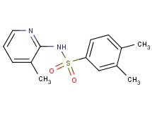 3,4-dimethyl-N-(3-methylpyridin-2-yl)benzenesulfonamide