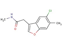 2-(5-chloro-6-methyl-1-benzofuran-3-yl)-N-methylacetamide