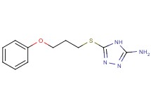 5-[(3-phenoxypropyl)thio]-4H-1,2,4-triazol-3-amine