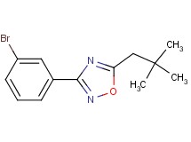 3-(3-bromophenyl)-5-(2,2-dimethylpropyl)-1,2,4-oxadiazole