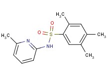 2,4,5-trimethyl-N-(6-methylpyridin-2-yl)benzenesulfonamide