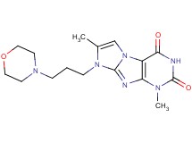 1,7-dimethyl-8-(3-morpholin-4-ylpropyl)-1H-imidazo[2,1-f]purine-2,4(3H,8H)-dione