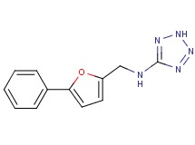 N-[(5-phenyl-2-furyl)methyl]-2H-tetrazol-5-amine