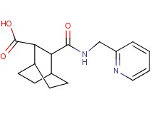 3-{[(2-pyridinylmethyl)amino]carbonyl}bicyclo[2.2.2]octane-2-carboxylic acid