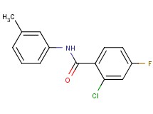 2-chloro-4-fluoro-N-(3-methylphenyl)benzamide