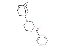1-(1-adamantyl)-4-(3-pyridinylcarbonyl)piperazine