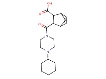 3-[(4-cyclohexyl-1-piperazinyl)carbonyl]bicyclo[2.2.1]hept-5-ene-2-carboxylic acid