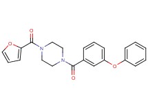 1-(2-furoyl)-4-(3-phenoxybenzoyl)piperazine
